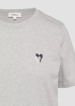 Футболка Relaxed Fit с вышивкой в виде сердца s.Oliver
