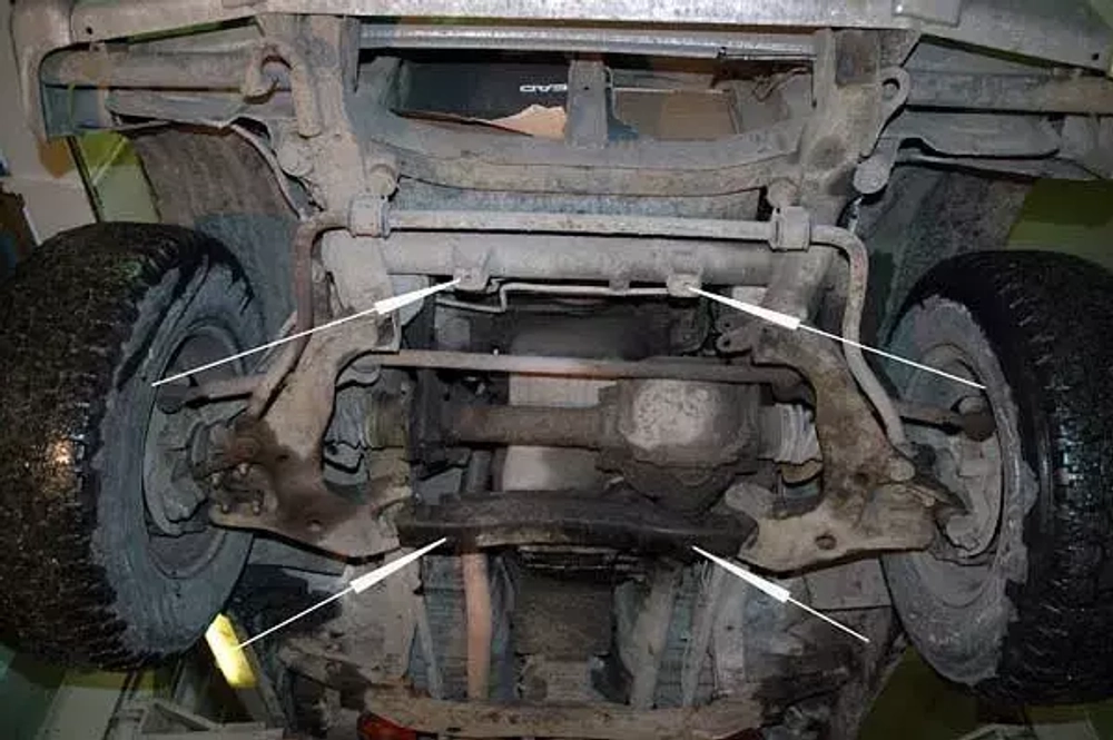 Защита картера Sheriff для Mitsubishi Pajero I 1982-1990 арт.14.1100