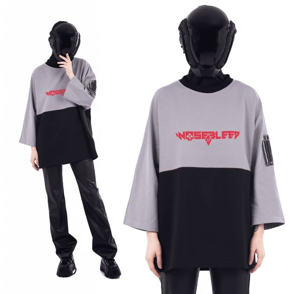 Футболка Self-Hommage Deconstructed 3/4 серая - фото 2