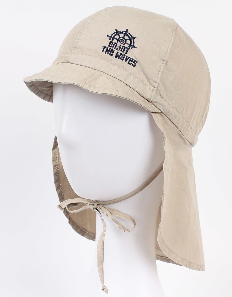 Летняя шапка-панама со шлейфом Maximo, цвет бежевый