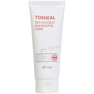 Пенка для умывания отшелушивающая ESTHETIC HOUSE Toxheal Red Glycolic AHA, BHA, PHA Foam 150 мл