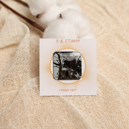 3-Д стикер "Сосны" 💫