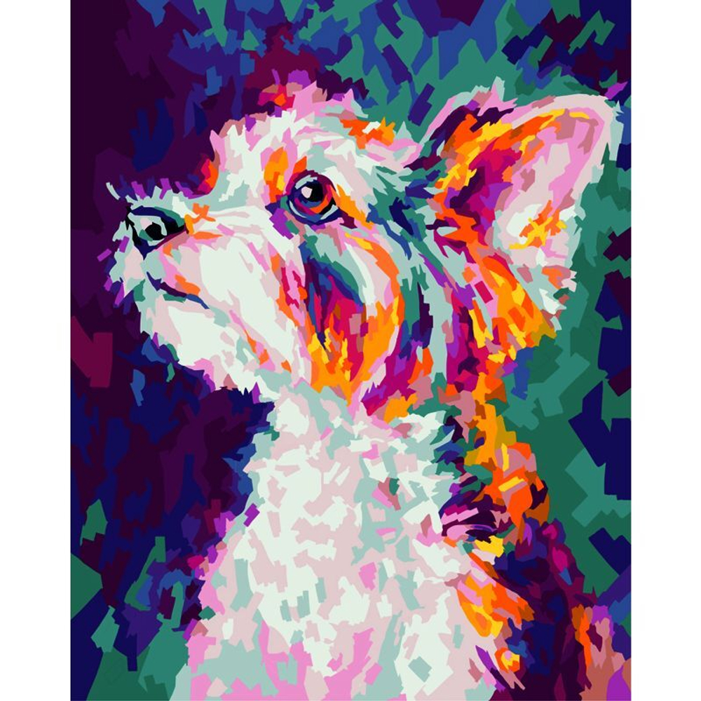 Картина по номерам на холсте "Друг", 40*50