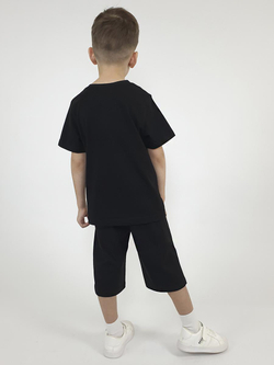 01-128-5 Комплект фуфайка+шорты для мальчика Luneva