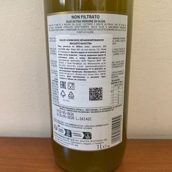 Оливковое масло урожая 2026 BARBERA Non Filtrato (нефильтрованное) Extra Virgin 1 л Италия