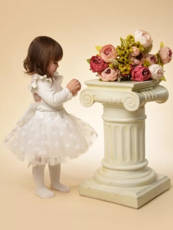 Юбка-пачка в горох