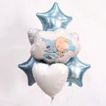 Шар (26''/66 см) Фигура, Малыш в облаках, 1 шт. в уп.