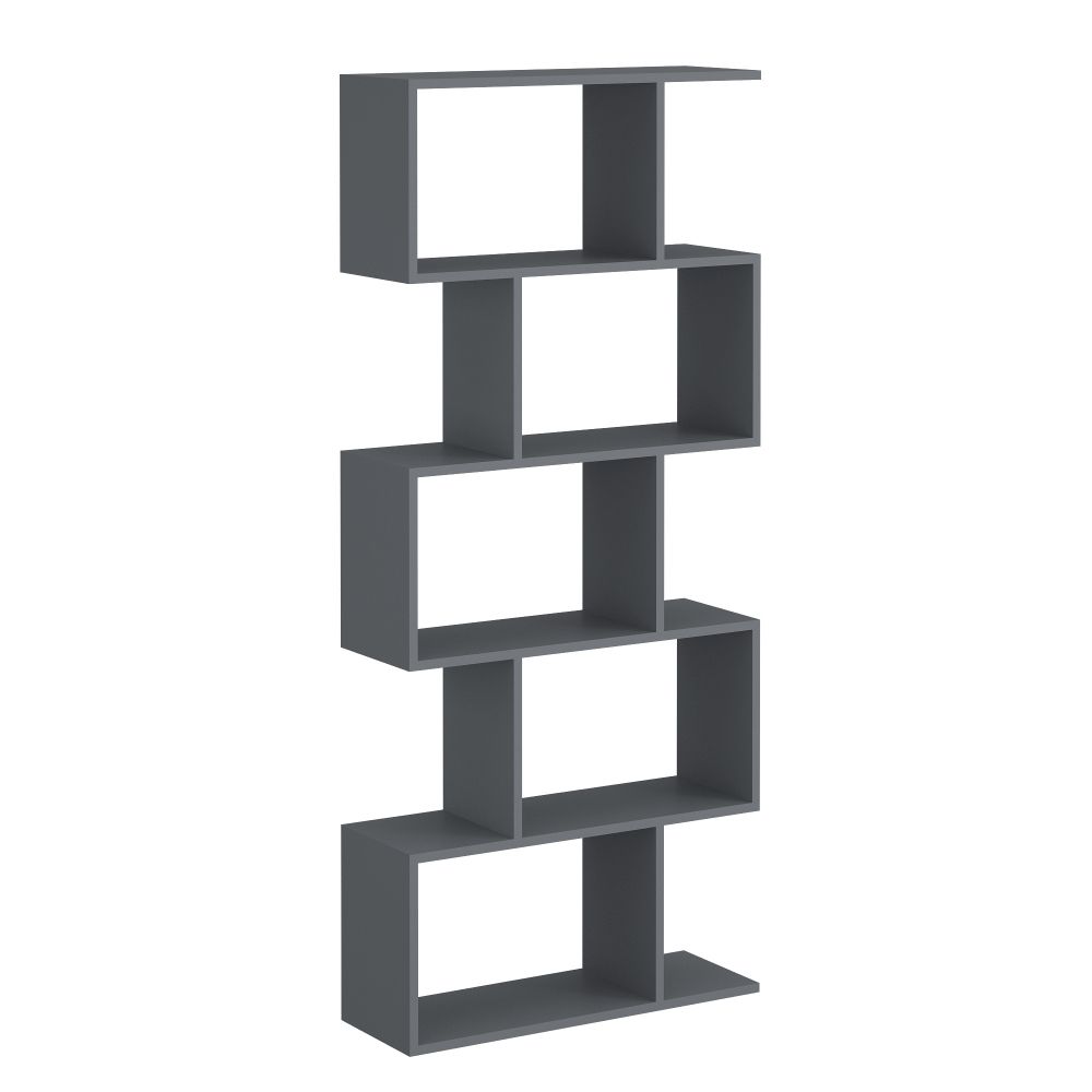 Стеллаж открытый мини 2 Дублин (графит), МФ 1+1, г. Уфа