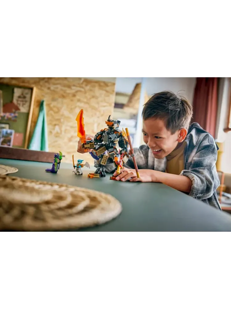 Конструктор NINJAGO 71854 Миссия Коула: робот и дракон Зейн