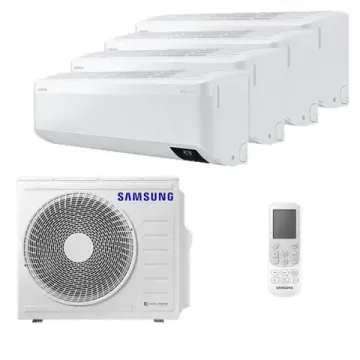 Мультисплит система на 4 комнаты Samsung AJ020TNAPKH/EA x 4 / AJ080TXJ4KH/EA