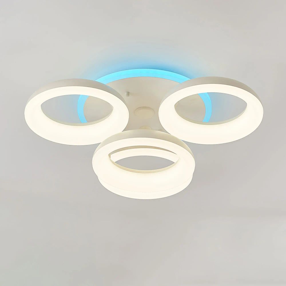 Citilux Паркер Смарт CL225A140E RGB Умная люстра Белая