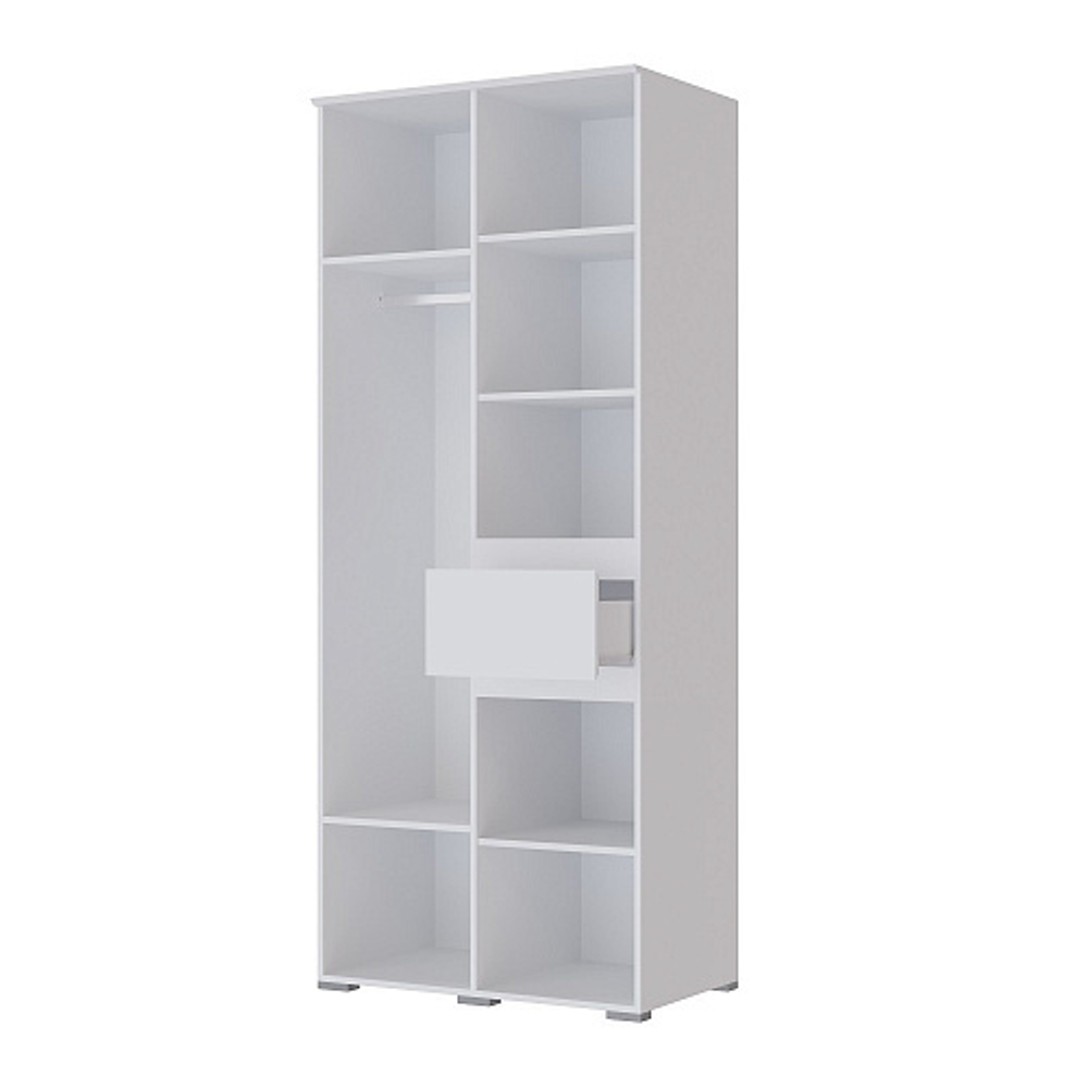 Шкаф двухстворчатый Плейона, белый