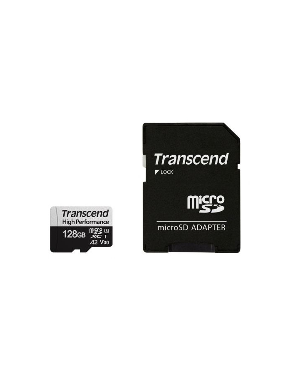SecureDigital 128Gb Transcend TS128GSDC330S (SDXC Class 10, UHS-I U3)