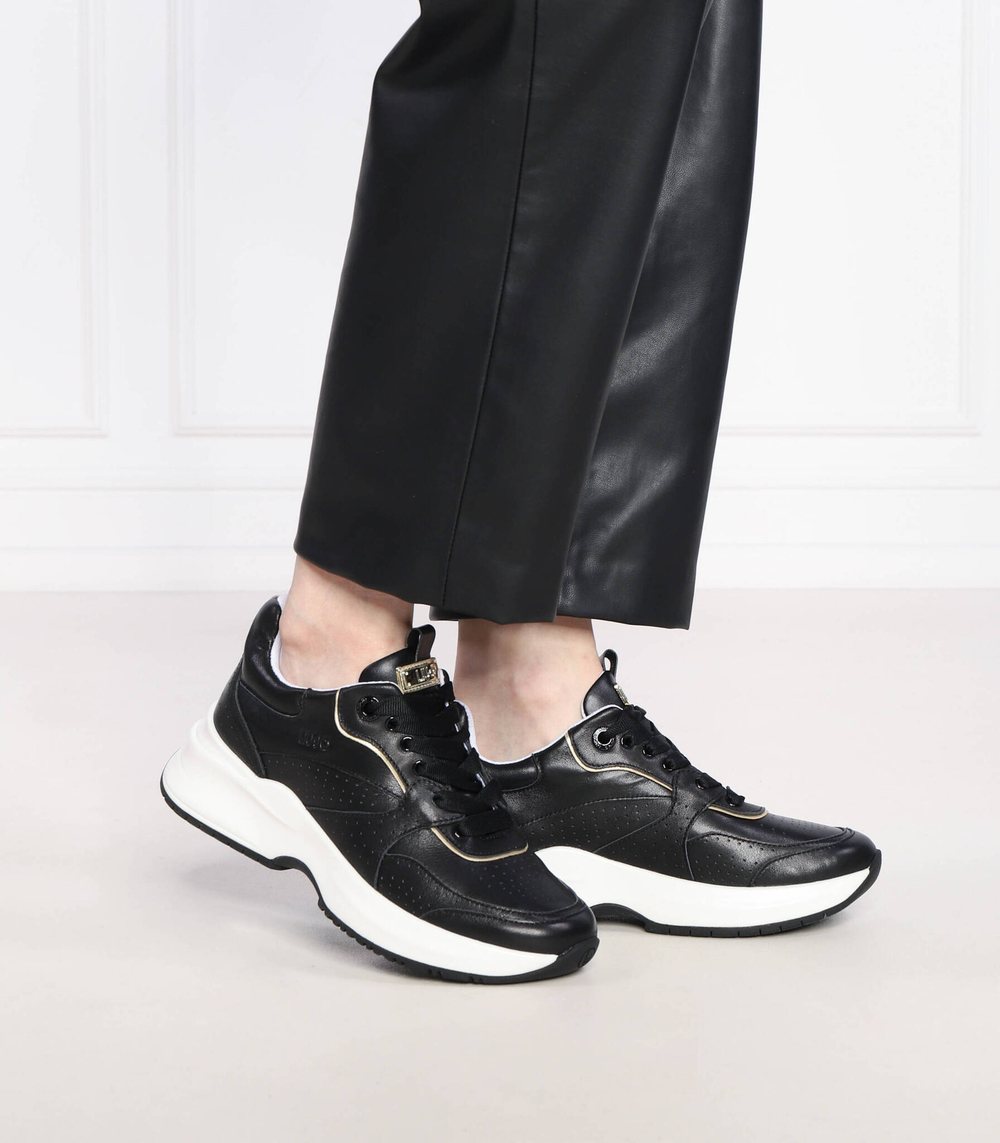 кожаные кроссовки lily 08 Liu Jo - черный(BA3079 PX026)