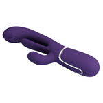 Фиолетовый мультифункциональный вибратор Shania - 22,2 см. (Цвет: фиолетовый)
