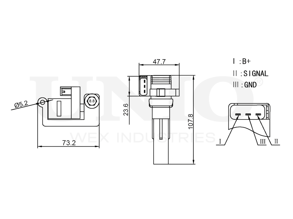 Катушка зажигания UNIO IGC-10041