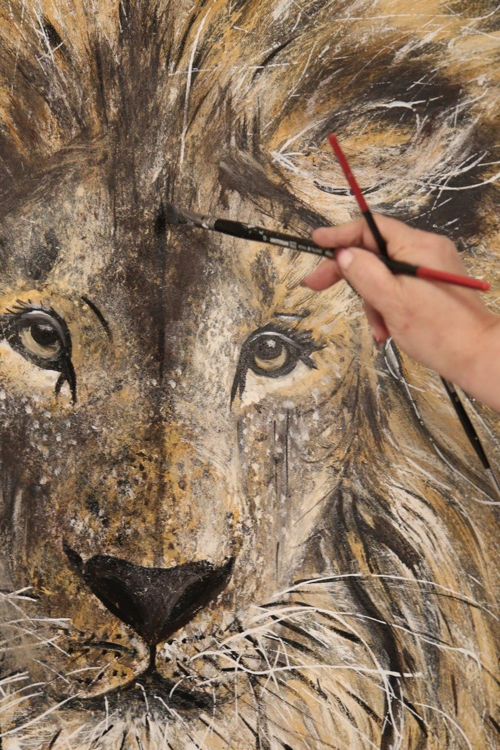 Интерьерная картина " Лев "