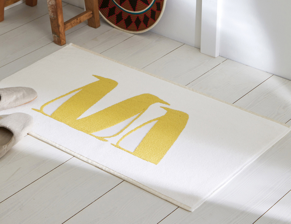 Коврик для ванной 50х90 Blanc des Vosges Banquise Miel