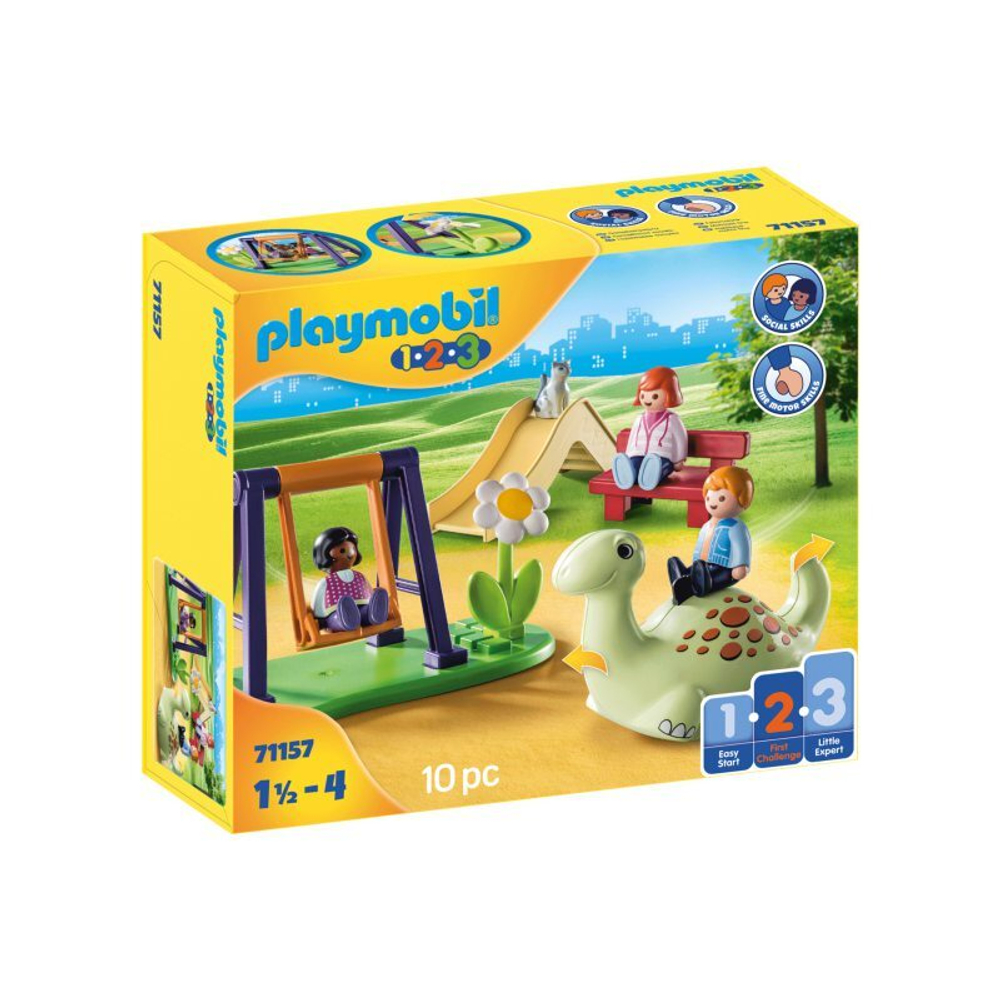 Playmobil - 1.2.3 Детская площадка 71157