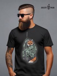 Футболка "Лисий Тактик", AngryMan