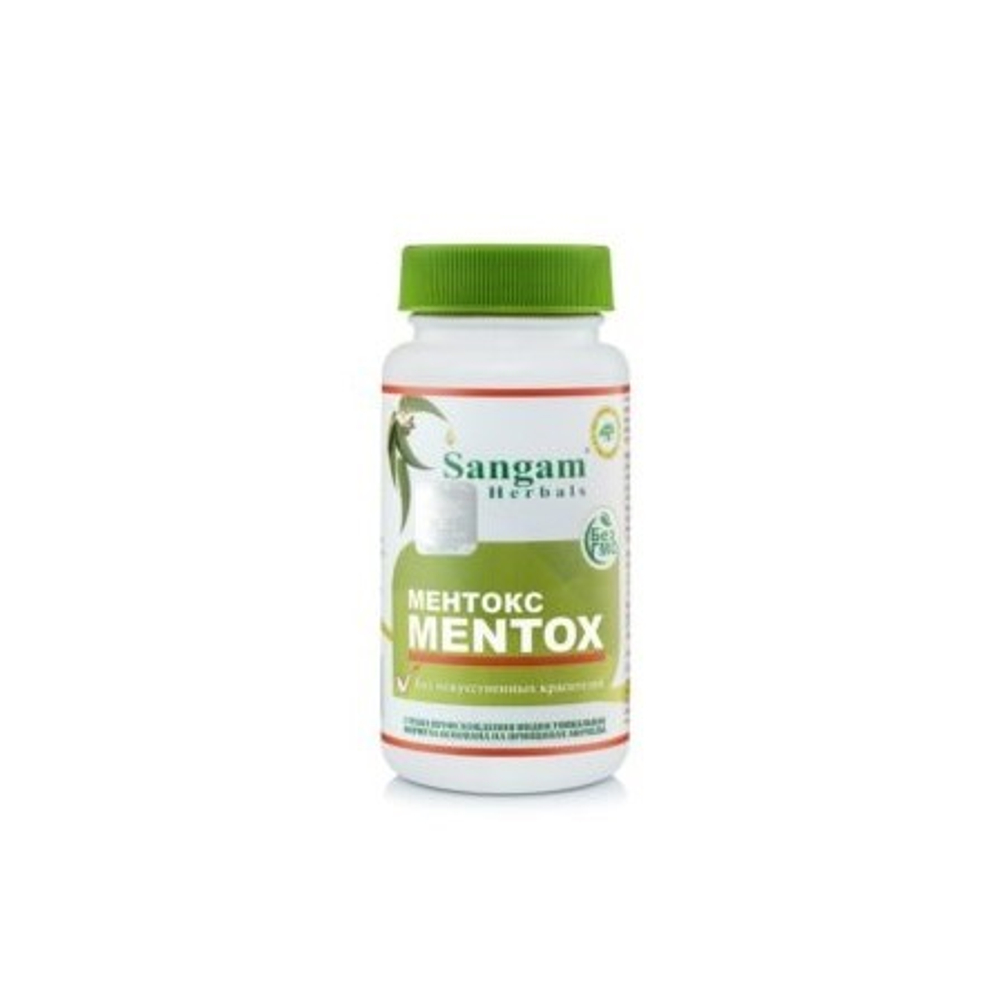Sangam Herbals Ментокс смесь сухого растительного сырья Mentox 750 мг 60 таб