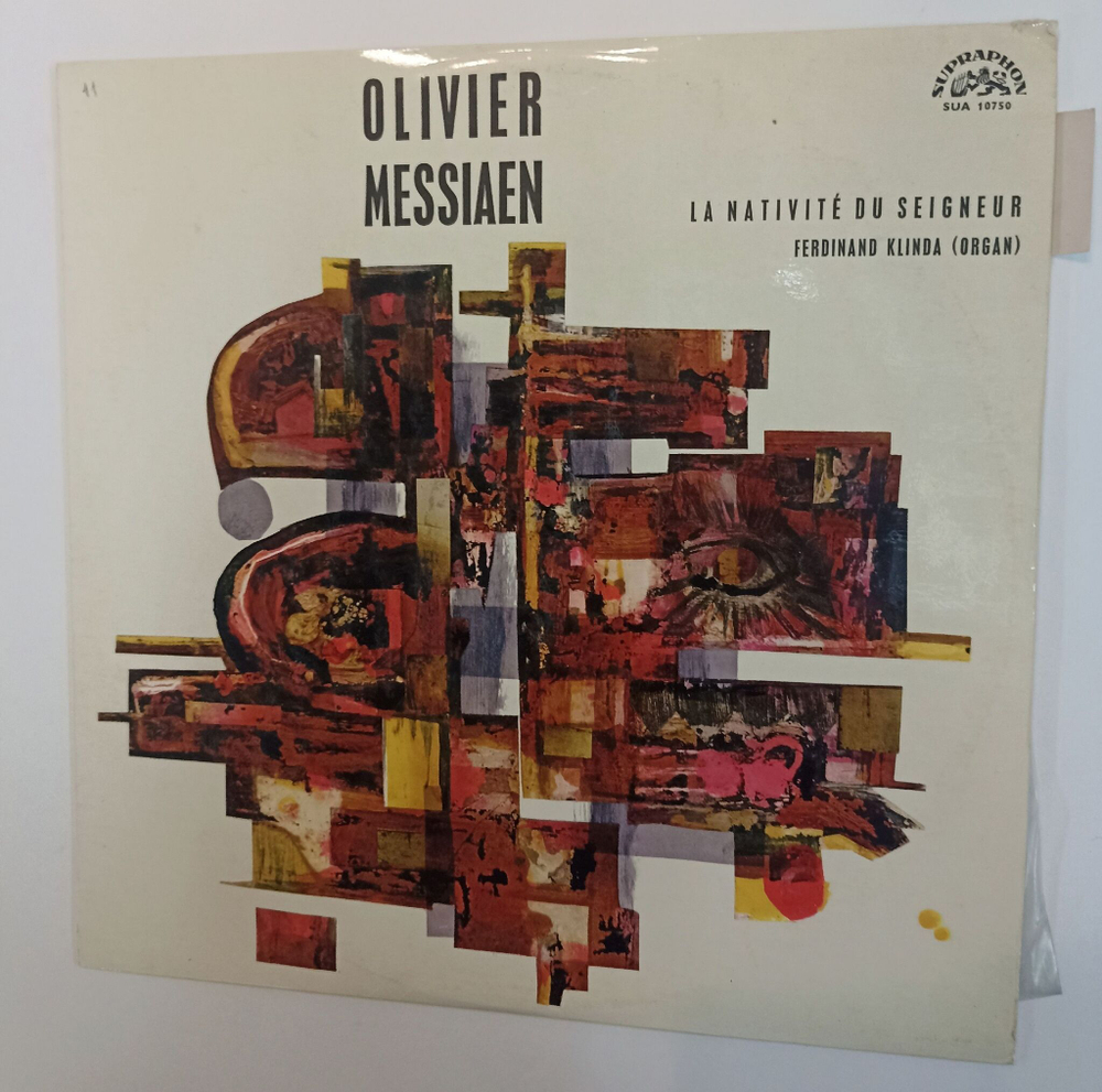 Винтажная виниловая пластинка LP Olivier Messiaen Ferdinand Klinda La Nativite Du Seigneur (Чехословакия 1967)