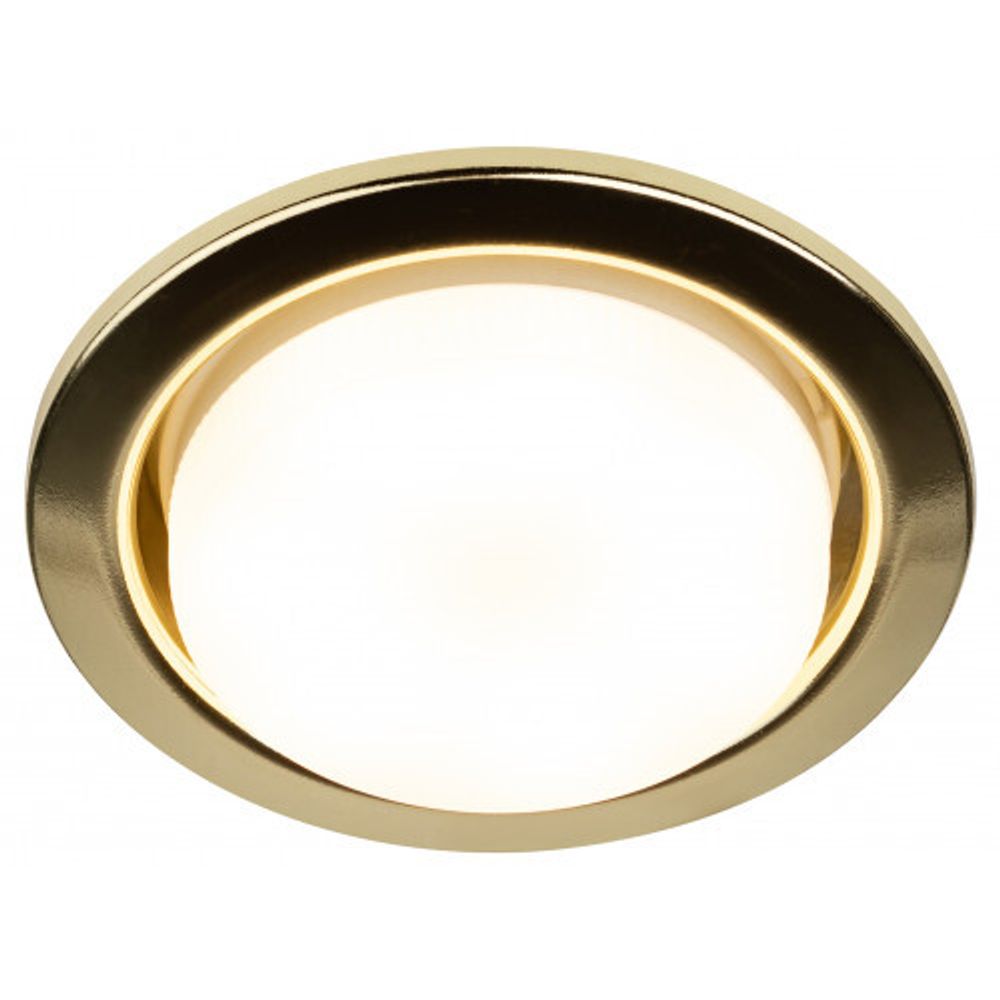 Встраиваемый светильник под лампу GX53 ЭРА KL35 GD /1 (к) 220V, 13W, золото