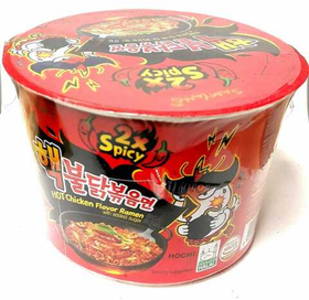 Лапша б/п экстремально острая со вкусом курицы 2xSpicy стакан Samyang, Корея, 105 г