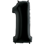 Шар Цифра Черная