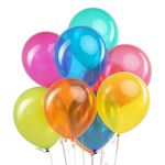 Ассорти Кристалл Цветной / Assorted, латексный шар 50шт.