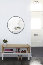Зеркало настенное Hub D61 см серое, Umbra