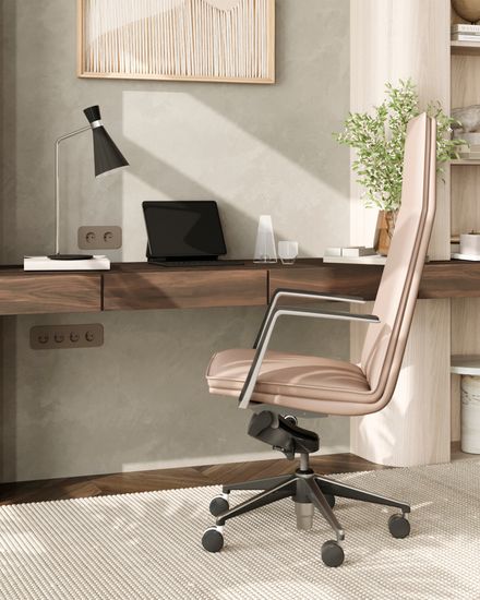 Кресло руководителя TopChairs Arrow светло-серый