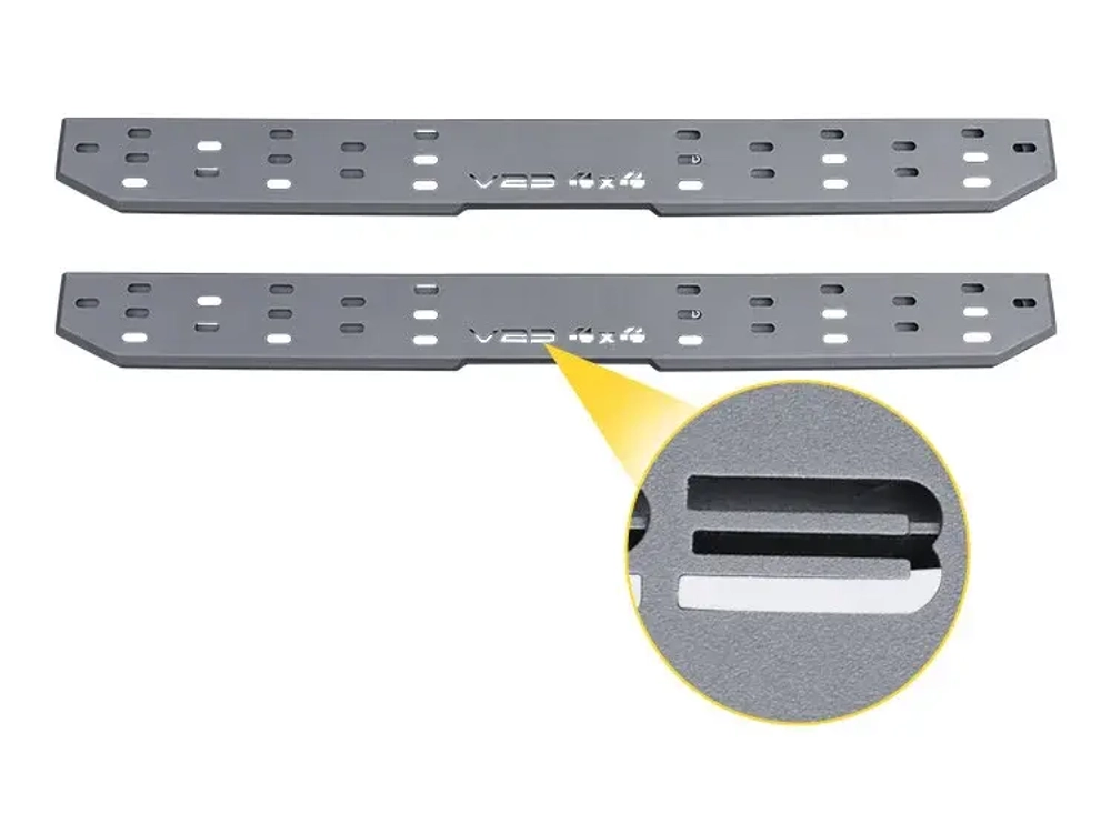 Фиксированные боковые пороги для iCar V23 Chery 2024 юбки подножки стальные пороги