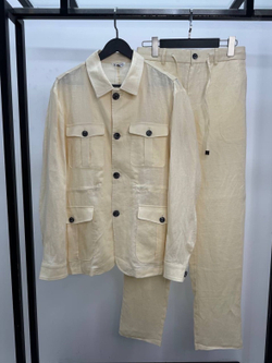 Льняной костюм Brunello Cucinelli