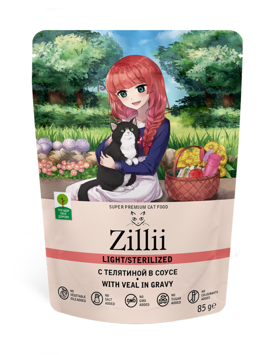 Zillii корм консервированный для стерилизованных кошек
