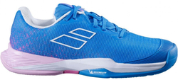 Детские теннисные кроссовки Babolat Jet Mach 3 Clay Junior Girl - french blue - Blue