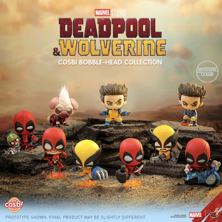 Рандомная фигурка Blind Box Cosbi Bobble-Head collection Deadpool & Wolverine
