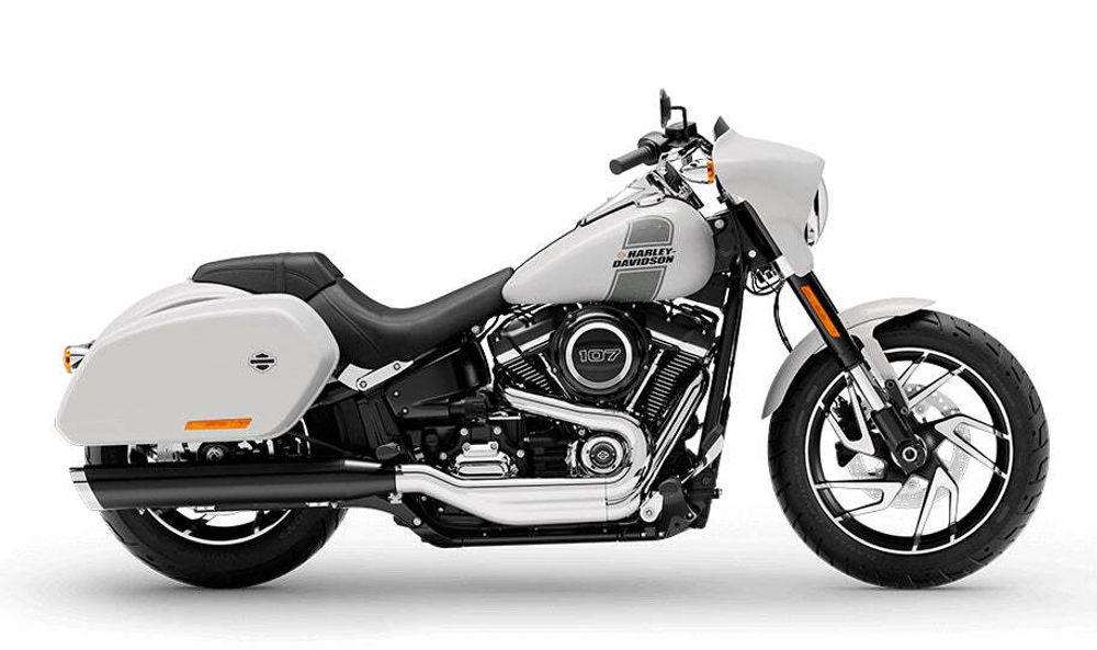 Sport Glide™ Harley-Davidson® Softail®  2021 - Stone Washed White Pearl