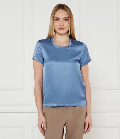 Сатиновая блузка Liu Jo - голубой(CA5354 T2571)