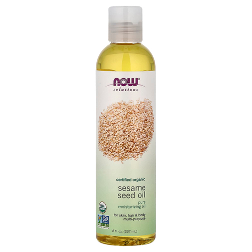 NOW Foods, Solutions, кунжутное масло, 237 мл (8 жидк. унций)