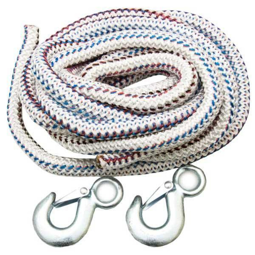 Трос буксировочный канат 12 т 5 м 2 крюка Skyway