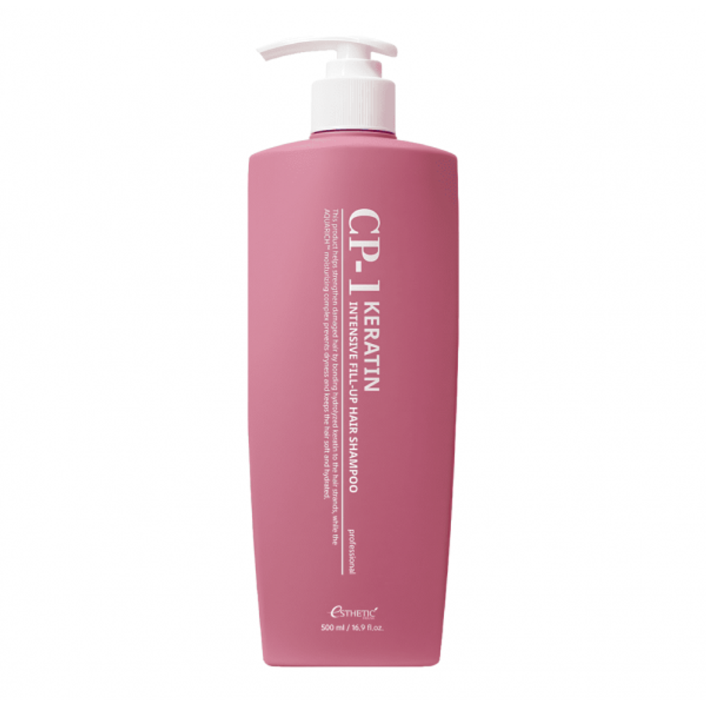 Восстанавливающий шампунь для поврежденных волос с кератином CP-1 Keratin Intensive Fill-up Hair Shampoo (500 мл)