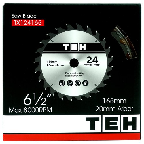 Пила дисковая 165мм TEH TC16513