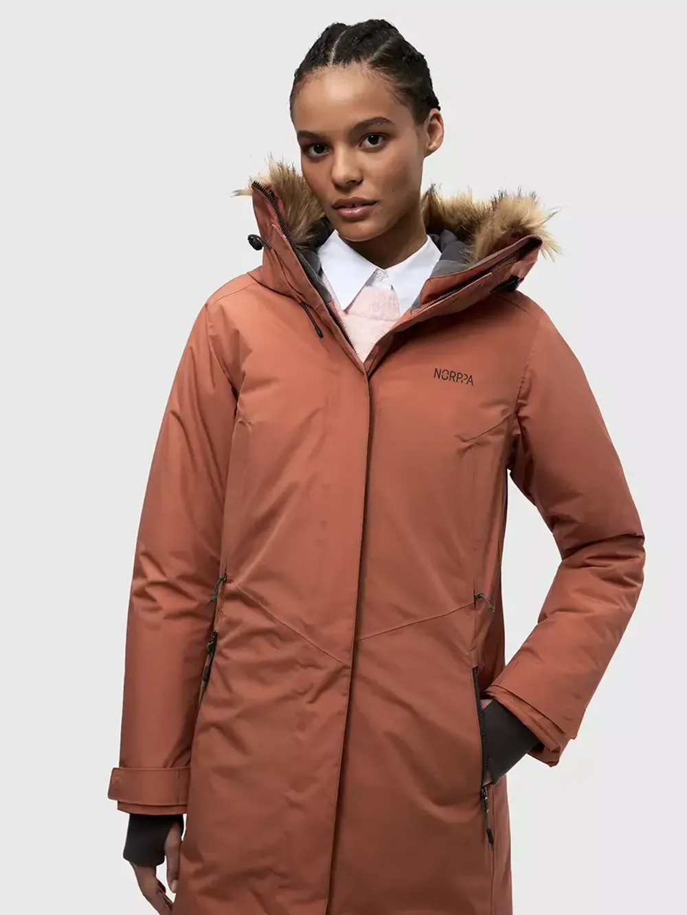 Парка женская JIMARA NORPPA сиенна