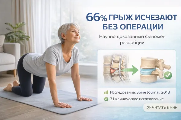 Врачи настаивали на операции, но грыжа ушла сама: Как запустить резорбцию без скальпеля