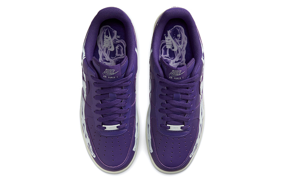 Кроссовки Nike Air Force 1 '07 Skeleton Qs "Purple Skeleton"
