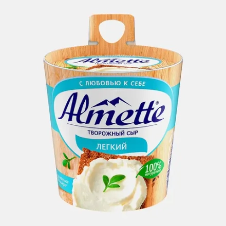 Сыр творожный Almette Лёгкий 53% 150г