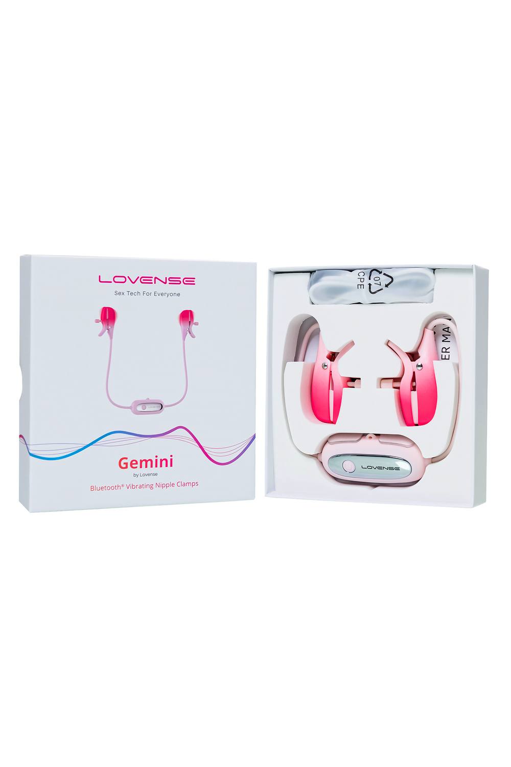 Вибромассажер для сосков Gemini Lovense розовый