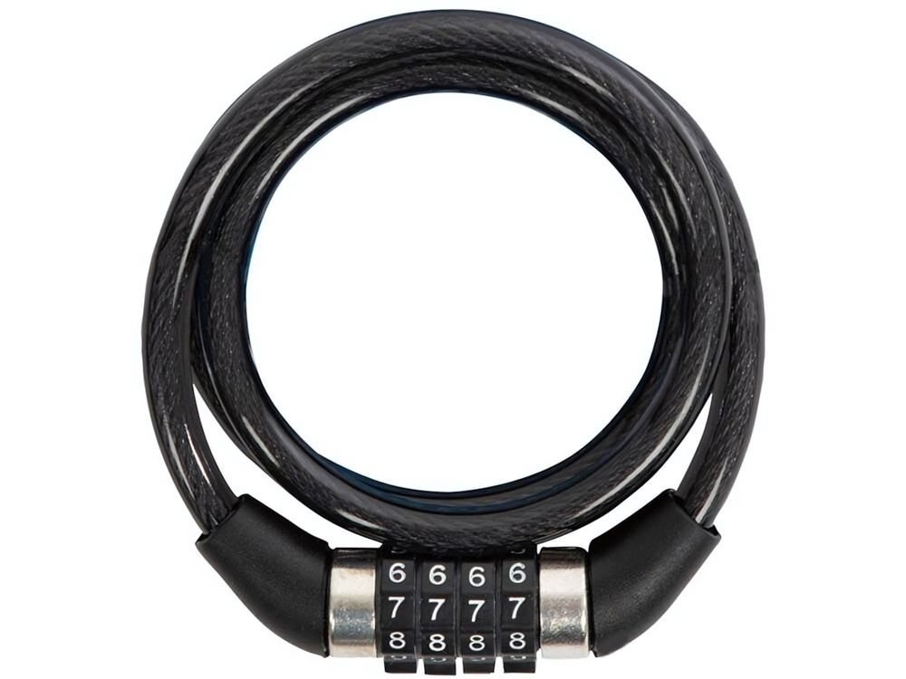 Замок велосипедный кодовый 120см, 8мм перекодируемый Park