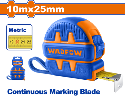 Рулетка 10м х 25мм (6/36) WADFOW WMT1251